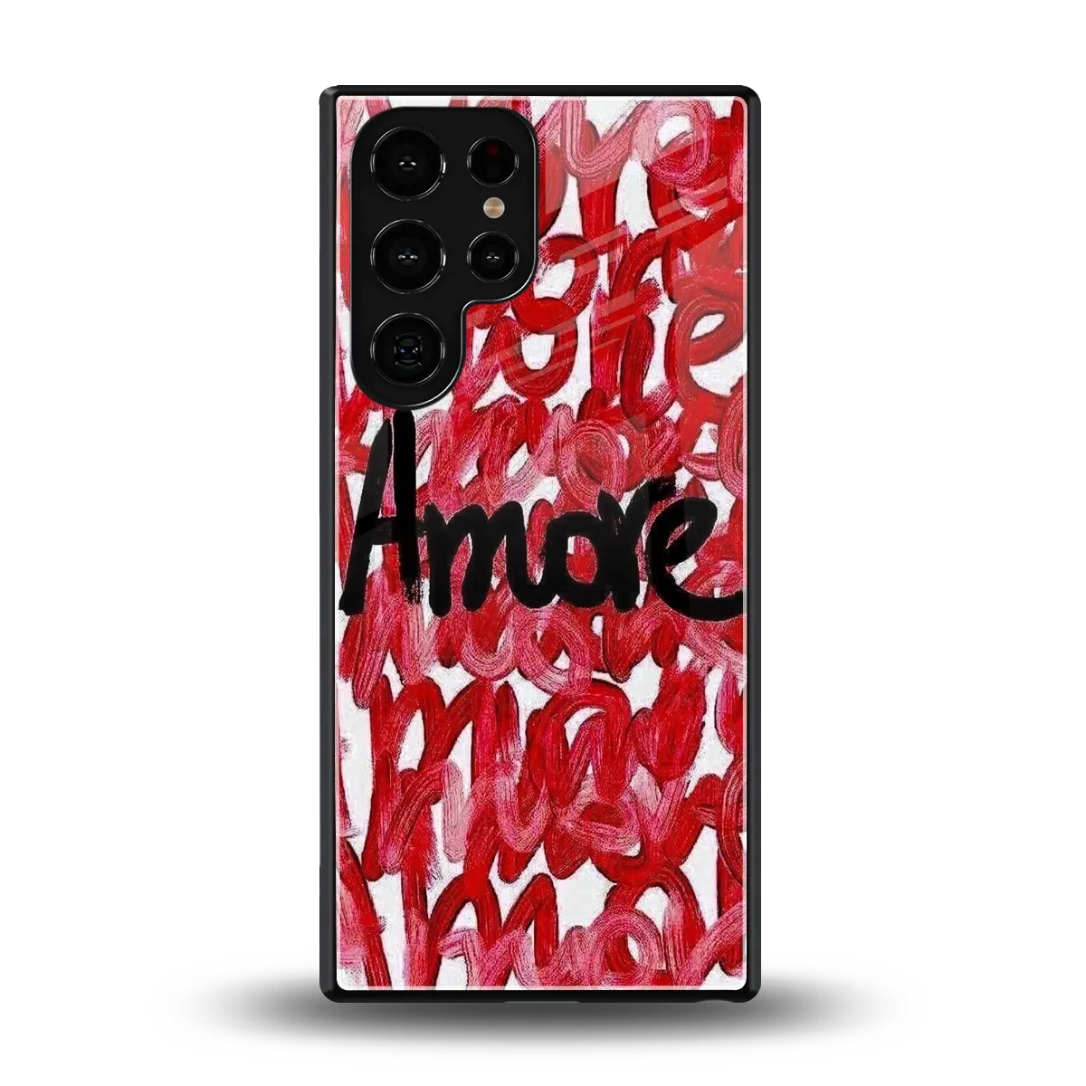 Amore back phone cover | glass case for samsung galaxy s25 ultra
