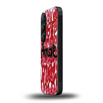 Amore samsung galaxy s24 mobile cover | shockproof glass phone case