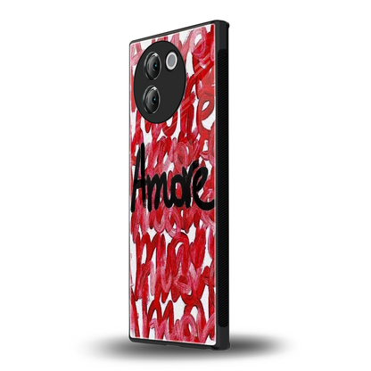 Amore vivo v30e mobile cover | shockproof glass phone case