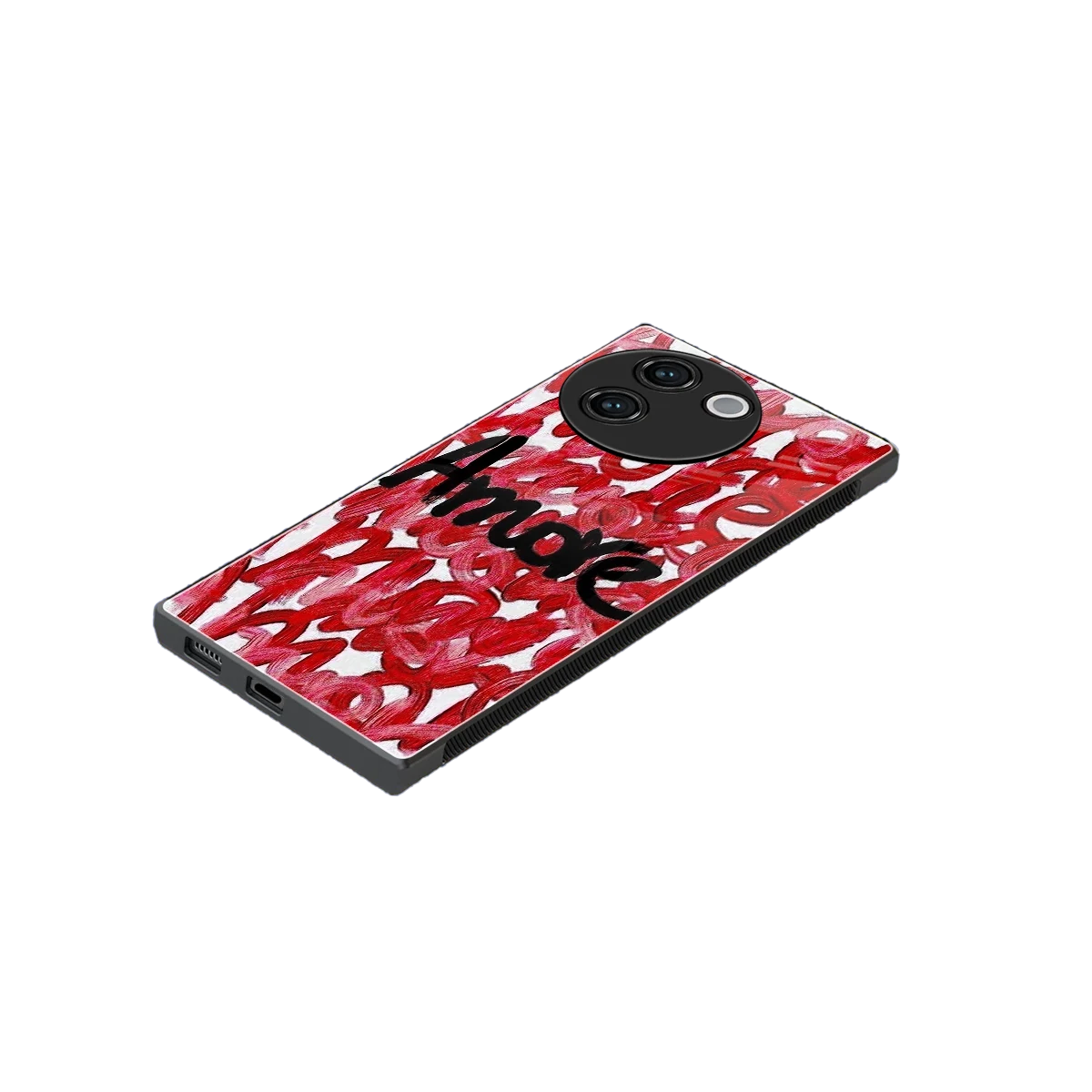 Amore stylish phone case for vivo v30e | glossy glass and slim fit