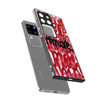 Amore sleekvivo v30 pro cover with tempered glass back and TPU edges
