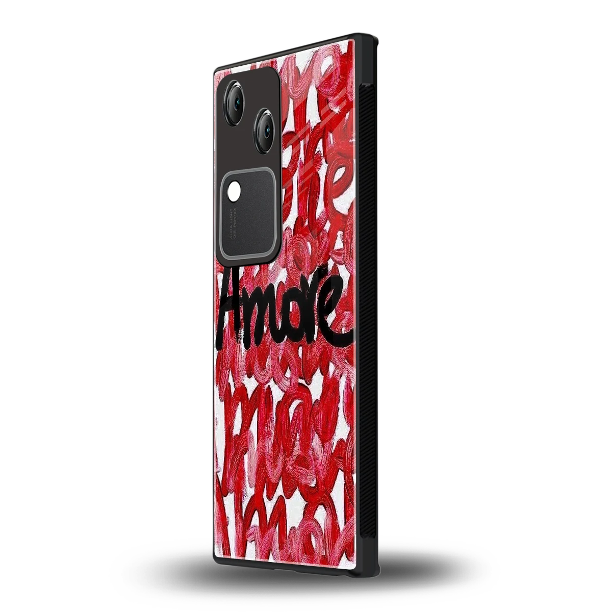 Amore vivo v30 mobile cover | shockproof glass phone case