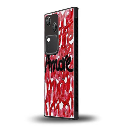 Amore vivo v30 mobile cover | shockproof glass phone case