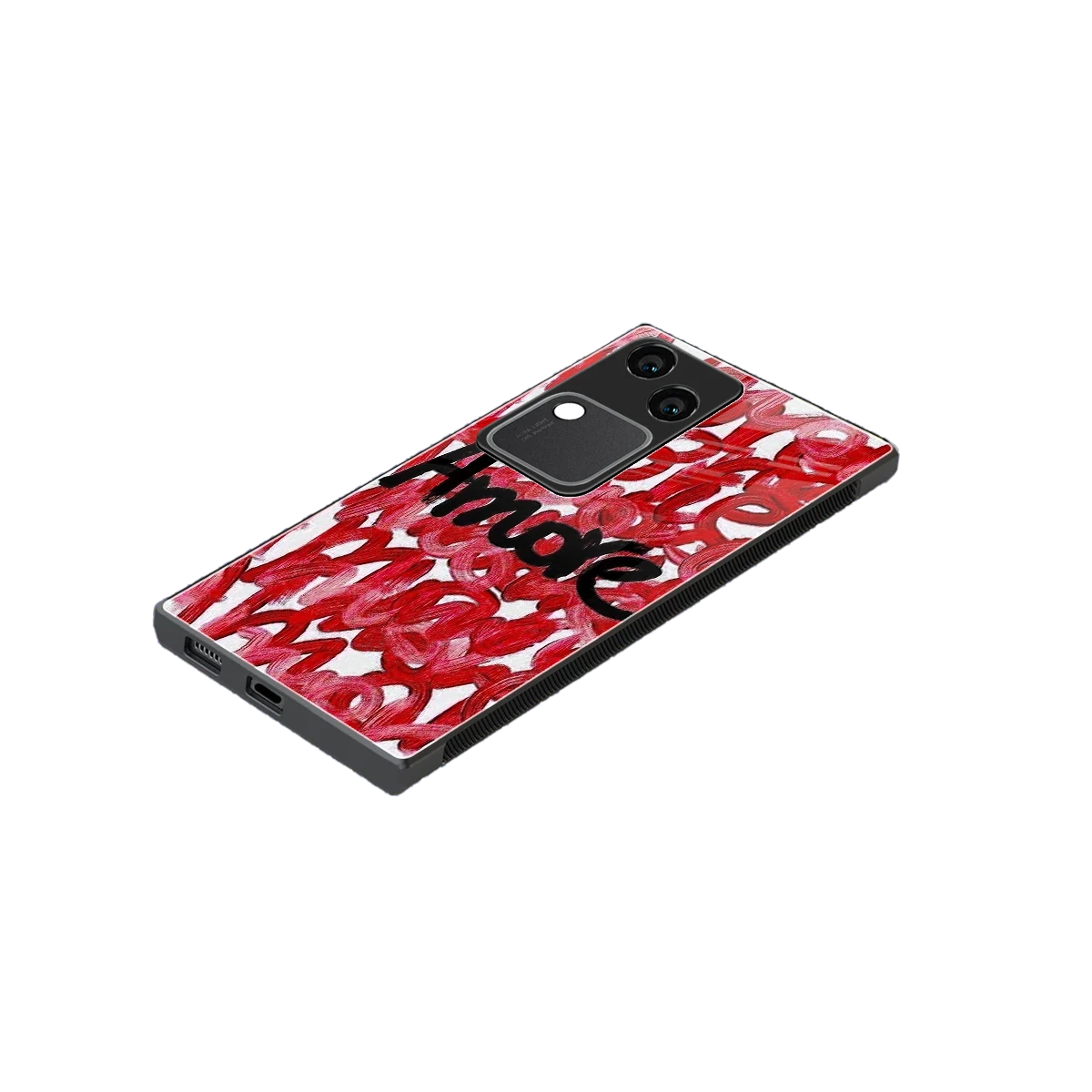 Amore stylish phone case for vivo v30 | glossy glass and slim fit