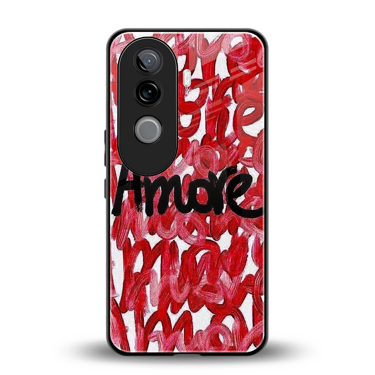 Amore back phone cover | glass case for vivo v40e