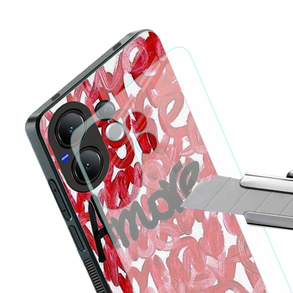 Amore stylish phone case for vivo v60 | glossy glass and slim fit