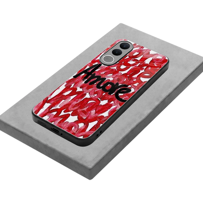 Amore stylish phone case for vivo v70 fe | glossy glass and slim fit