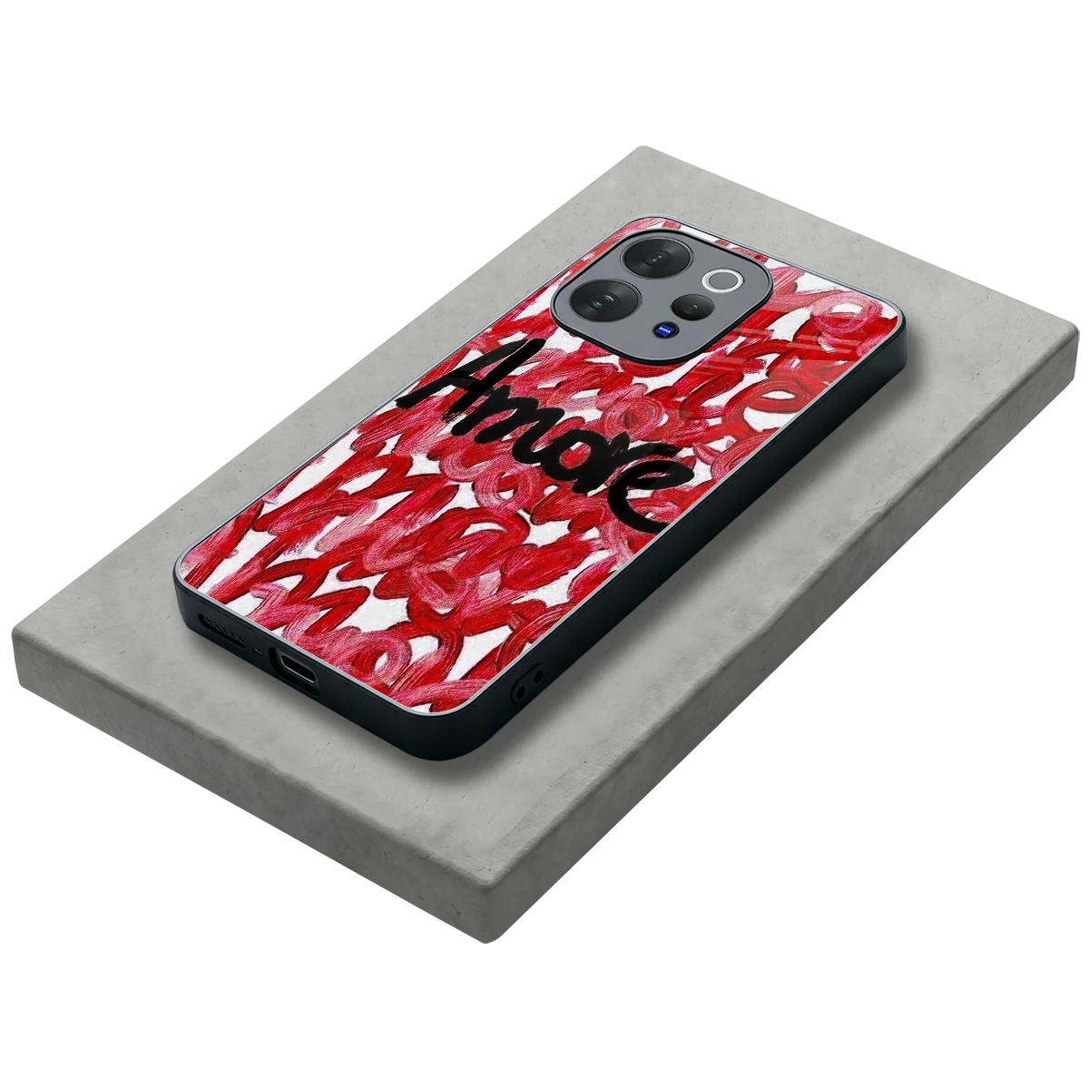 Amore stylish phone case for vivo v70 elite | glossy glass and slim fit