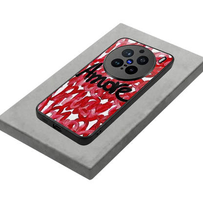Amore stylish phone case for vivo x200 pro | glossy glass and slim fit