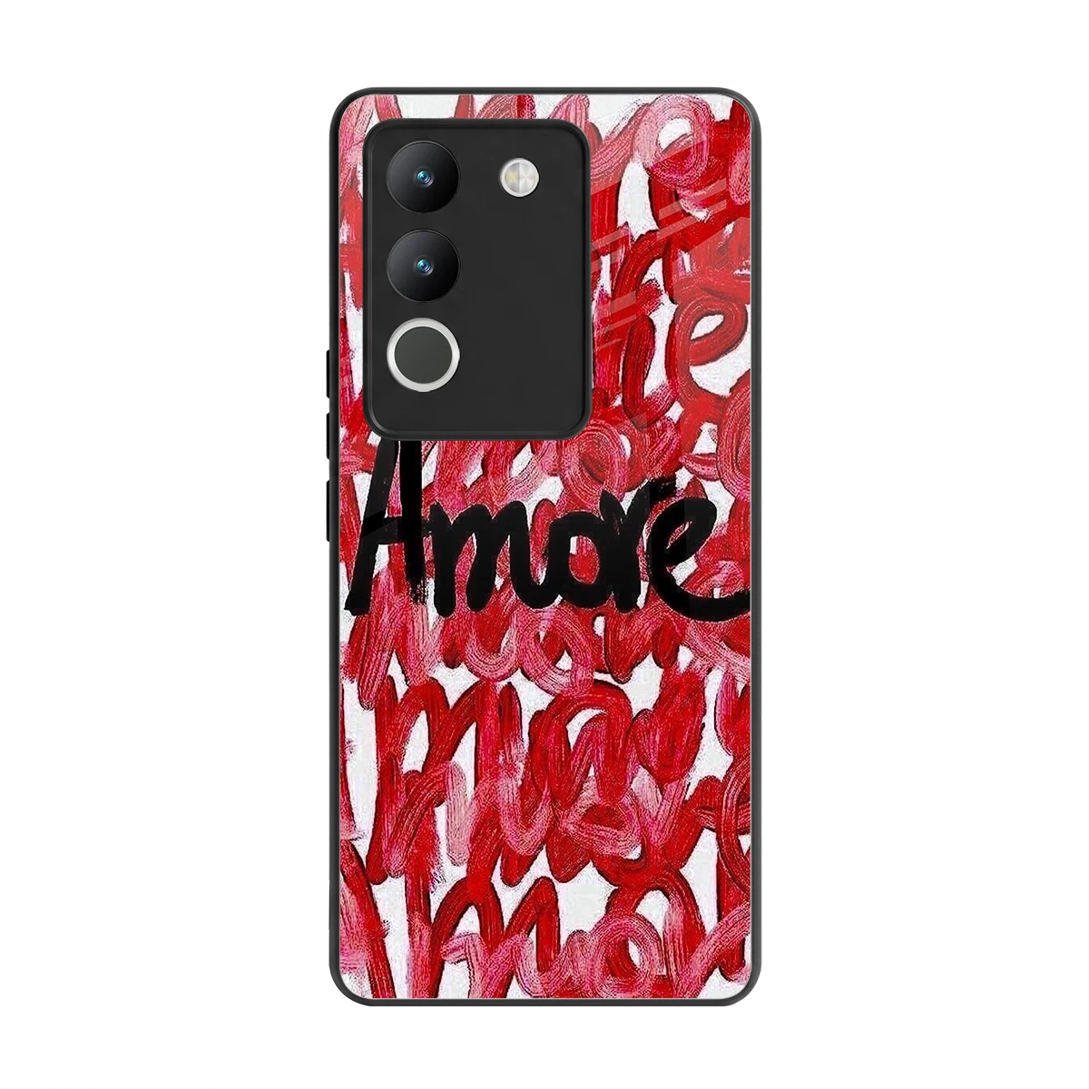 Amore back phone cover | glass case for vivo y200 5g