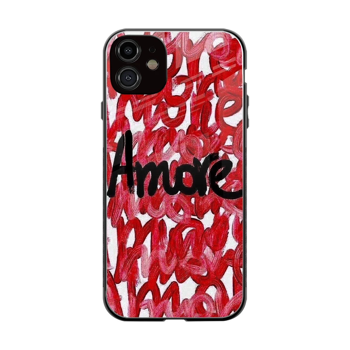 Amore back phone cover | glass case for iphone 11