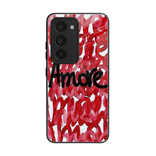Amore back phone cover | glass case for redmi 15 5g