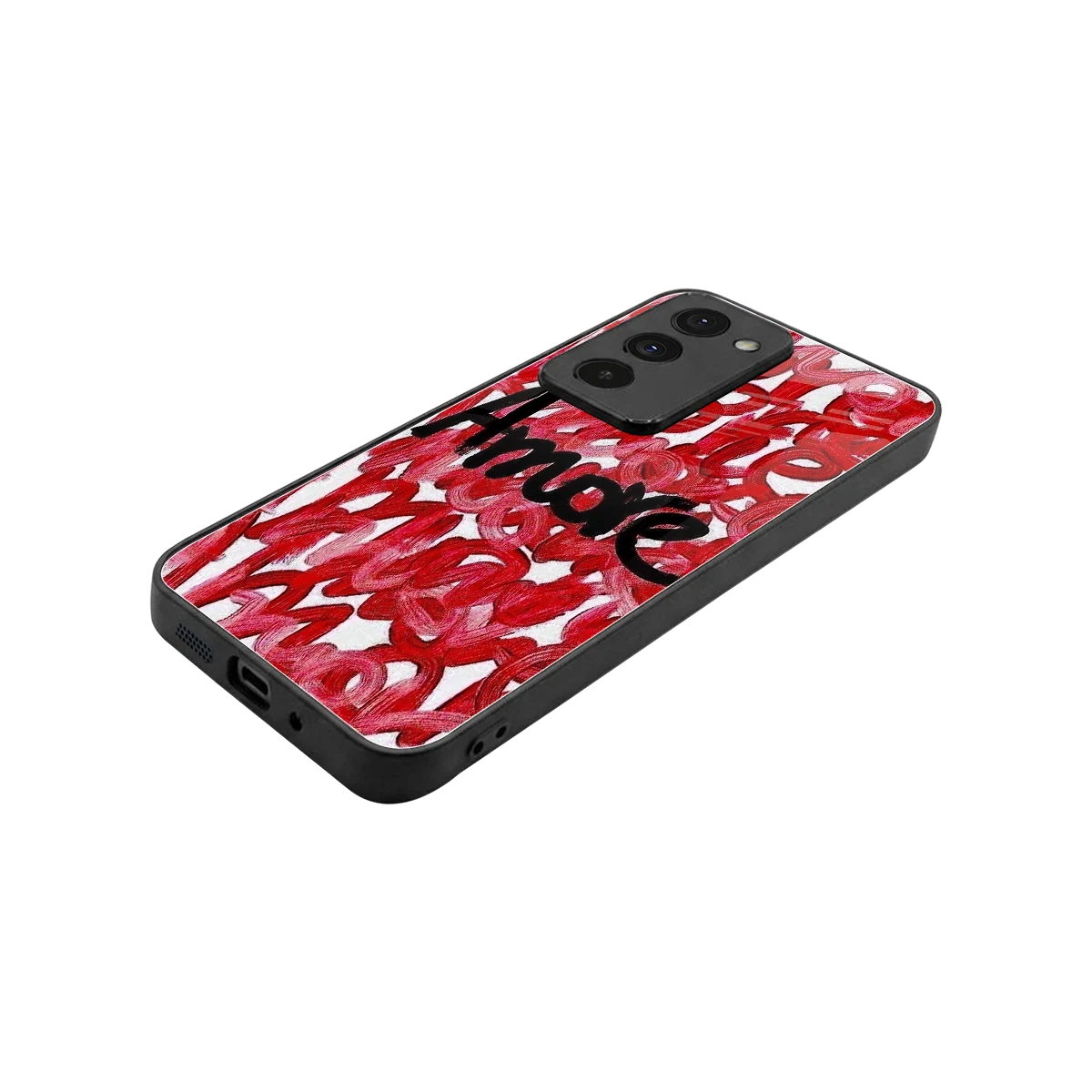 Amore stylish phone case for redmi 15 5g | glossy glass and slim fit