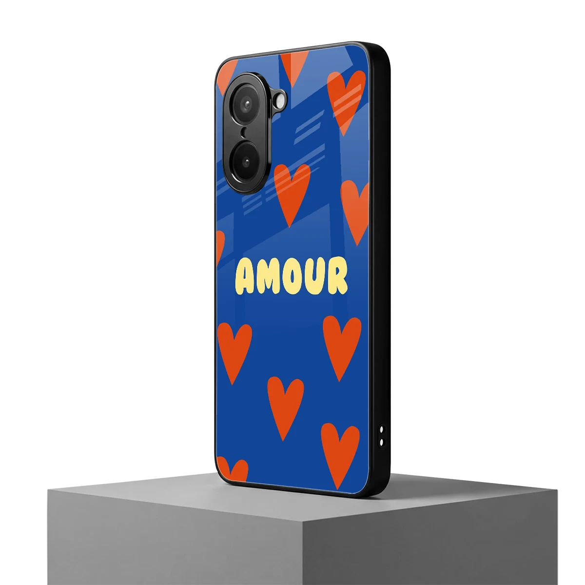 Amour Blue oneplus nord ce5 5g mobile cover | shockproof glass phone case