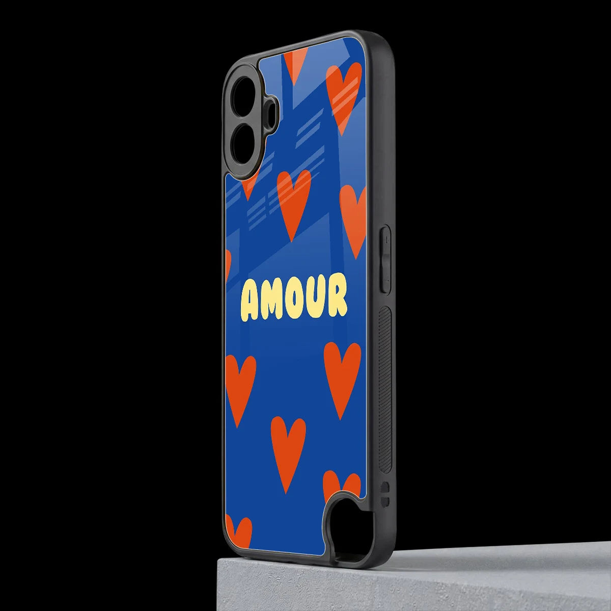 Amour Blue cmf nothing phone 1 mobile cover | shockproof glass phone case
