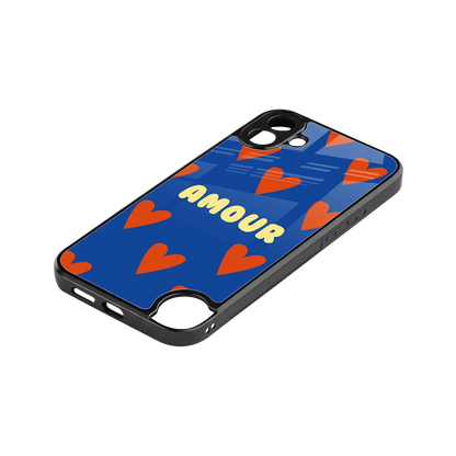 Amour Blue stylish phone case for cmf nothing phone 1 | glossy glass and slim fit