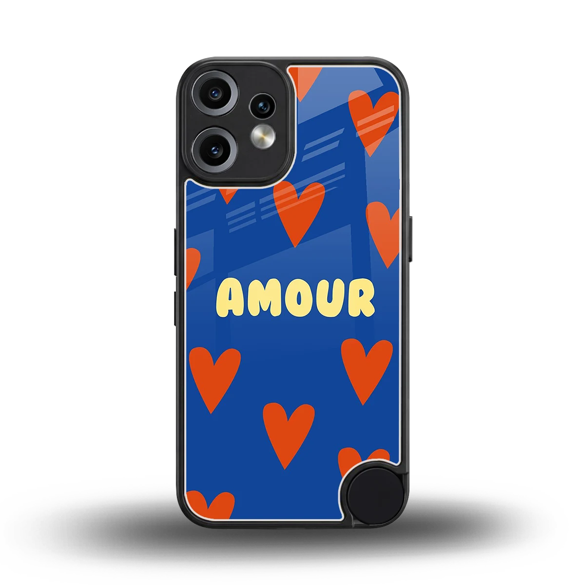 Amour Blue back phone cover | glass case for cmf nothing phone 2 pro
