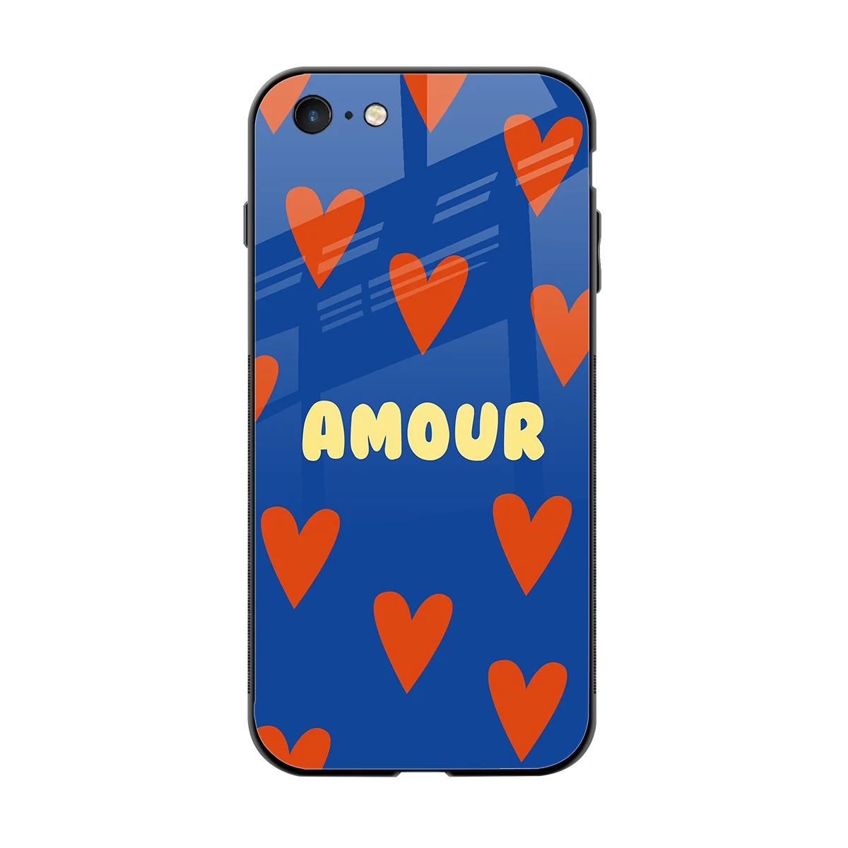 Amour Blue back phone cover | glass case for iphone 6