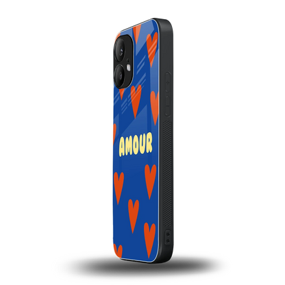 Amour Blue nothing phone 2 mobile cover | shockproof glass phone case