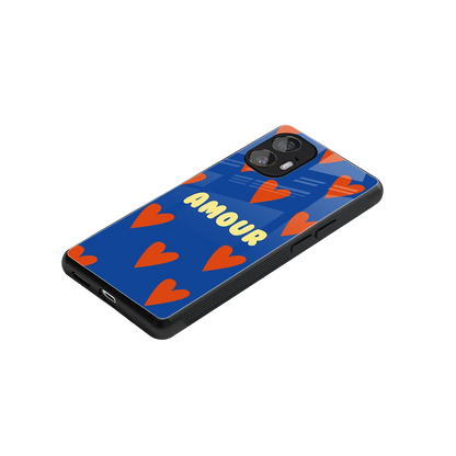 Amour Blue stylish phone case for nothing phone 2 | glossy glass and slim fit