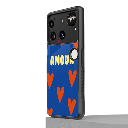 Amour Blue nothing phone 3 mobile cover | shockproof glass phone case