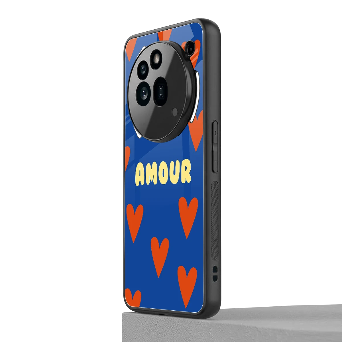 Amour Blue nothing phone 3a pro mobile cover | shockproof glass phone case