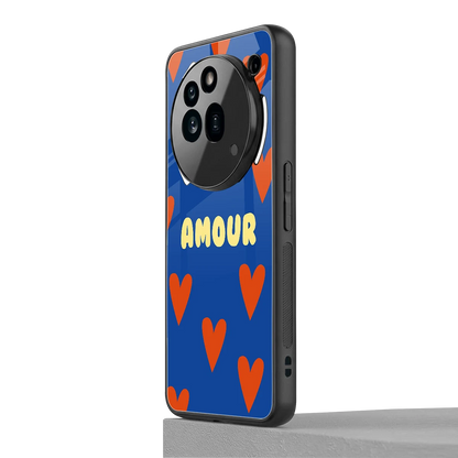 Amour Blue nothing phone 3a pro mobile cover | shockproof glass phone case