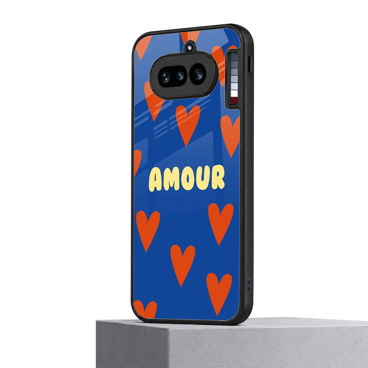 Amour Blue nothing phone 4a mobile cover | shockproof glass phone case