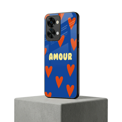 Amour Blue oneplus nord 2t mobile cover | shockproof glass phone case