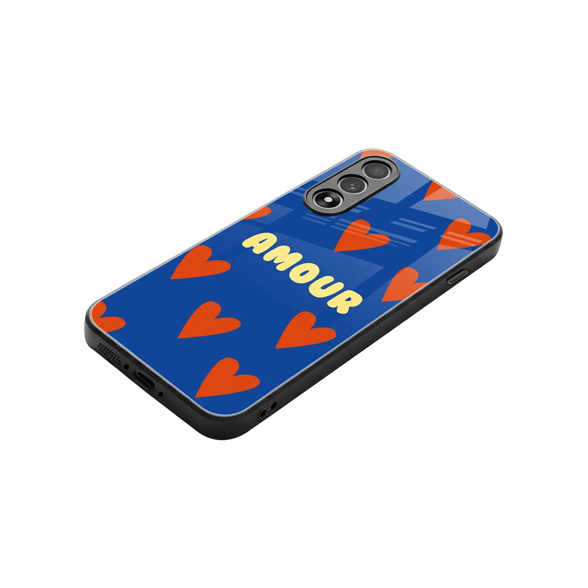 Amour Blue stylish phone case for oneplus nord 5 | glossy glass and slim fit