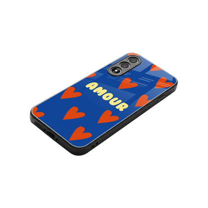 Amour Blue stylish phone case for oneplus nord 5 | glossy glass and slim fit