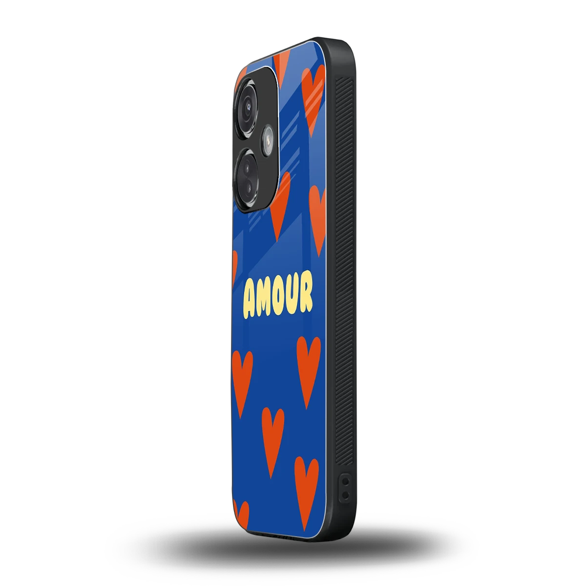 Amour Blue oneplus nord ce 3 mobile cover | shockproof glass phone case