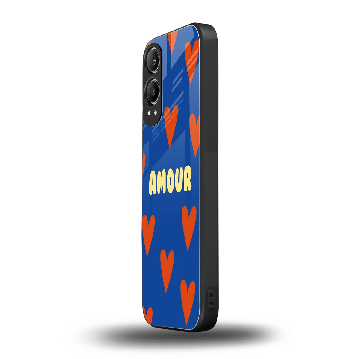 Amour Blue oneplus nord ce 4 lite mobile cover | shockproof glass phone case