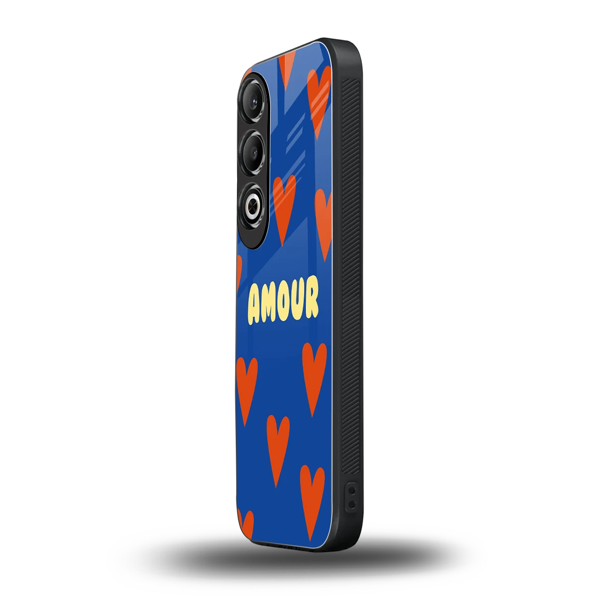 Amour Blue oneplus nord ce 4 mobile cover | shockproof glass phone case