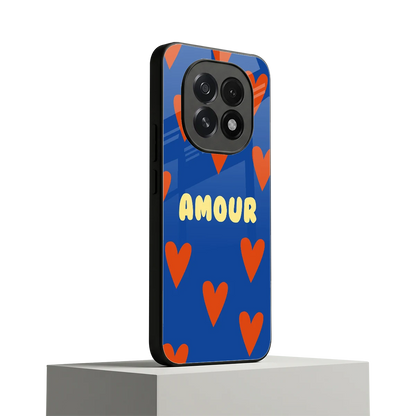 Amour Blue oppo f29 5g mobile cover | shockproof glass phone case