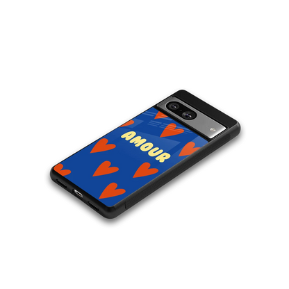 Amour Blue google pixel 8 mobile cover | shockproof glass phone case