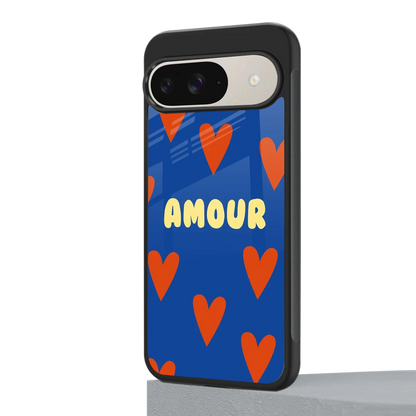 Amour Blue google pixel 9 mobile cover | shockproof glass phone case