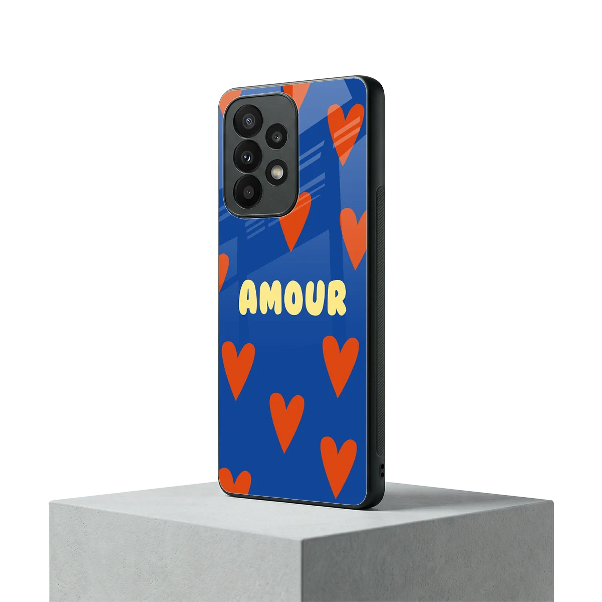 Amour Blue samsung galaxy a23 mobile cover | shockproof glass phone case