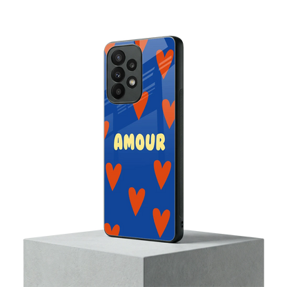 Amour Blue samsung galaxy a23 mobile cover | shockproof glass phone case
