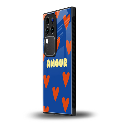 Amour Bluevivo v30 pro mobile cover | shockproof glass phone case