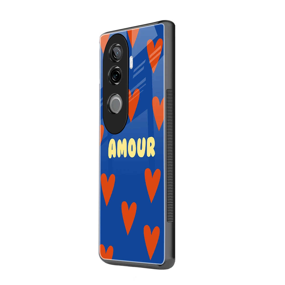 Amour Blue vivo v40e mobile cover | shockproof glass phone case