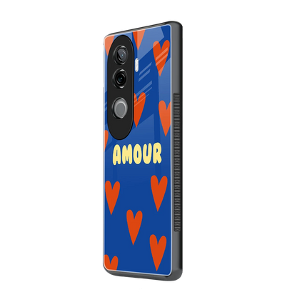 Amour Blue vivo v40e mobile cover | shockproof glass phone case