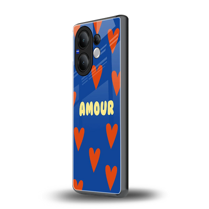 Amour Blue vivo v60 mobile cover | shockproof glass phone case
