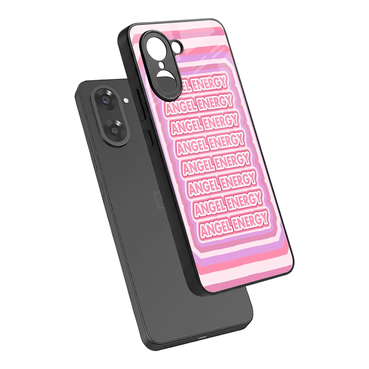Angel Energy sleek oneplus nord ce5 5g cover with tempered glass back and TPU edges