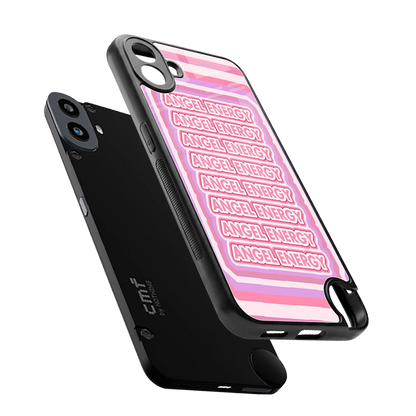 Angel Energy sleek cmf nothing phone 1 cover with tempered glass back and TPU edges