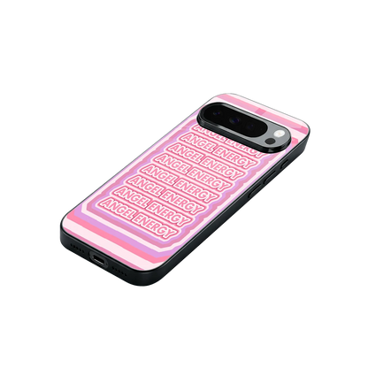 Angel Energy stylish phone case for google pixel 10 pro xl | glossy glass and slim fit