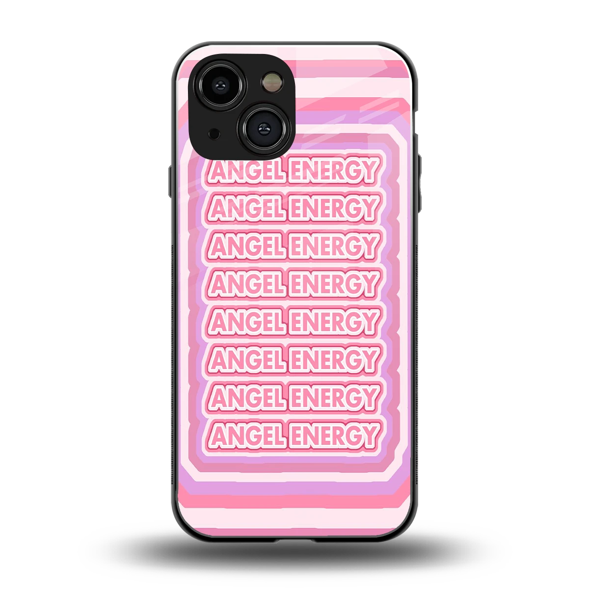 Angel Energy back phone cover | glass case for iphone 13 mini