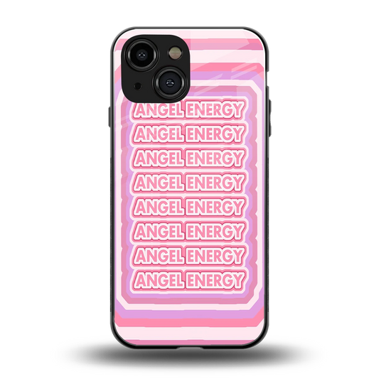 Angel Energy back phone cover | glass case for iphone 13 mini