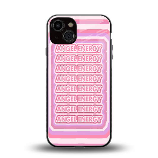 Angel Energy back phone cover | glass case for iphone 14
