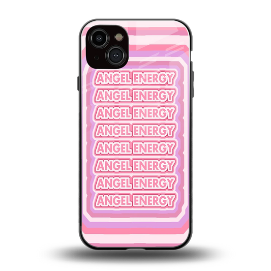 Angel Energy back phone cover | glass case for iphone 14 plus